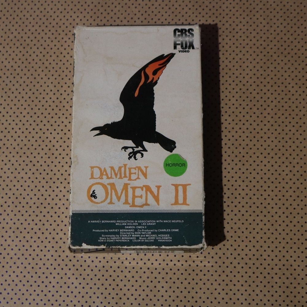 Damien Omen 2 VHS